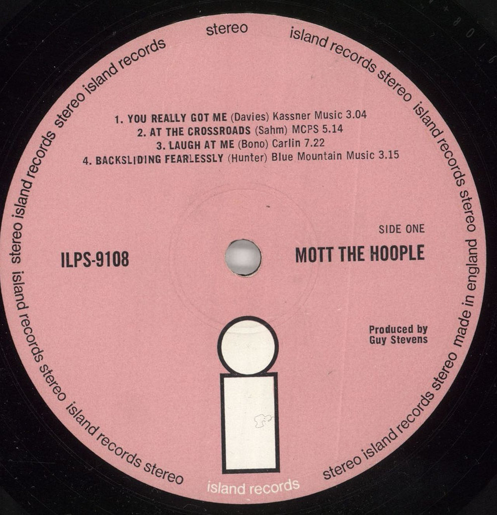 Mott The Hoople Mott The Hoople - 1st - VG UK vinyl LP album (LP record) MHOLPMO660322