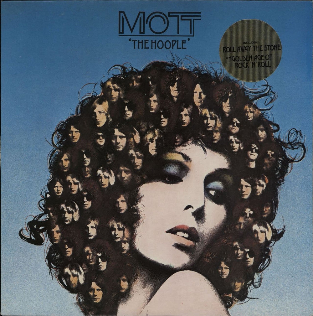 Mott The Hoople The Hoople - Hype Stickered UK vinyl LP album (LP record) 69062