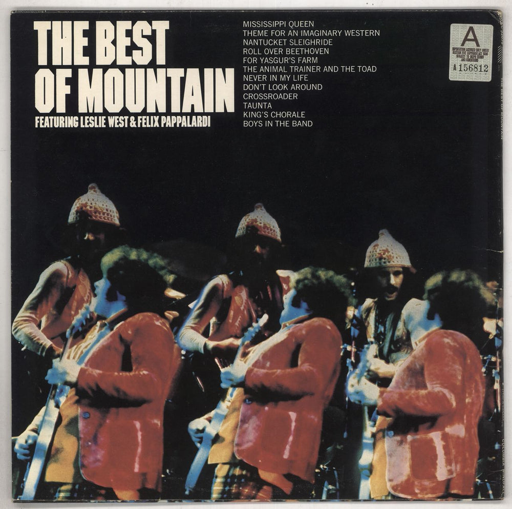 Mountain Best Of Mountain Canadian vinyl LP album (LP record) KC32079