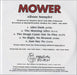 Mower People Are Cruel - Album Sampler UK Promo CD-R acetate CD-R ACETATE