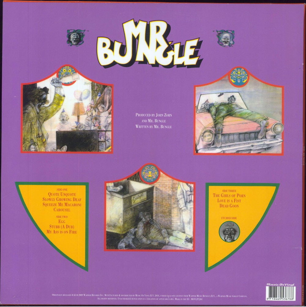 Mr. Bungle Mr. Bungle - 180 Gram UK 2-LP vinyl record set (Double LP Album) 8718469536788