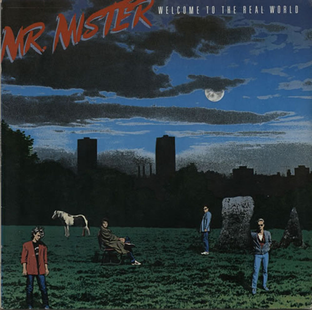 Mr Mister Welcome To The Real World Italian vinyl LP album (LP record) PL89647
