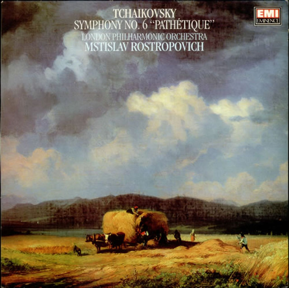 Mstislav Rostropovich Symphony No. 6 in B minor, Op. 74 'Pathetique' UK vinyl LP album (LP record) EMX4120661