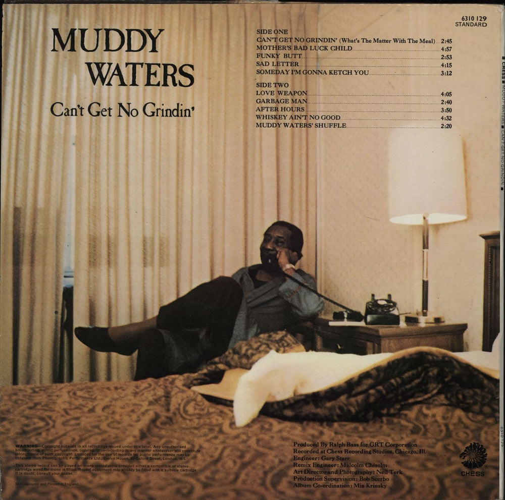 Muddy Waters Can't Get No Grindin' - EX UK vinyl LP album (LP record)