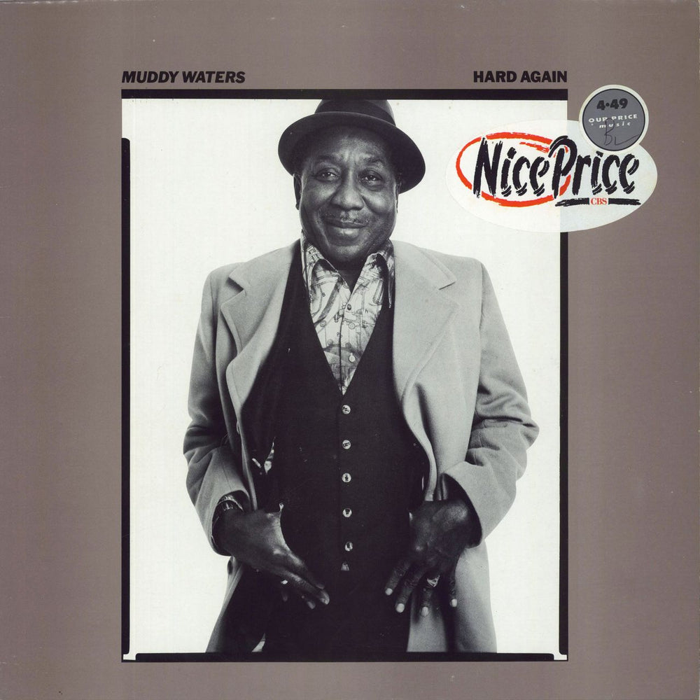 Muddy Waters Hard Again - price stickered p/s UK vinyl LP album (LP record) SKY32357