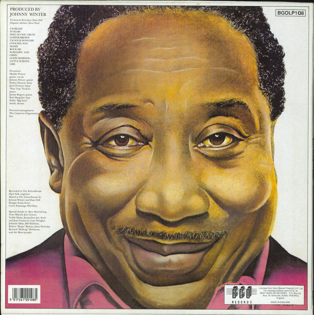 Muddy Waters I'm Ready UK vinyl LP album (LP record) 5017261001085