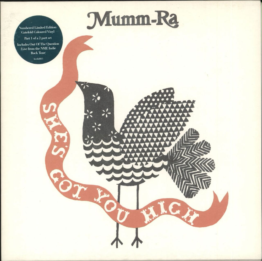 Mumm-Ra She's Got You High - Red Vinyl UK 7" vinyl single (7 inch record / 45) BEXHILL15