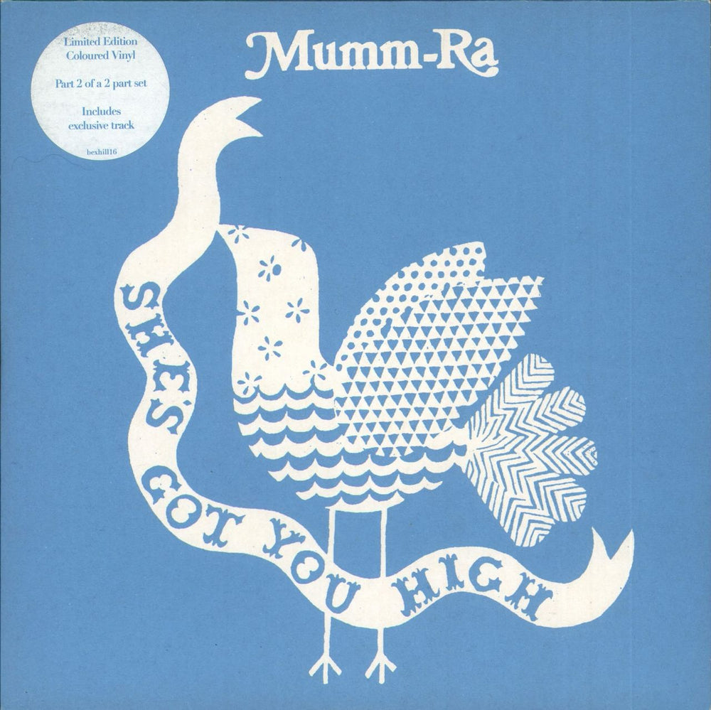 Mumm-Ra She's Got You High - White Vinyl UK 7" vinyl single (7 inch record / 45) BEXHILL16