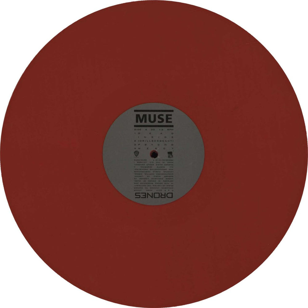 Muse Drones - 180 Gram Red Vinyl + CD & DVD UK 2-LP vinyl record set (Double LP Album) 825646121229