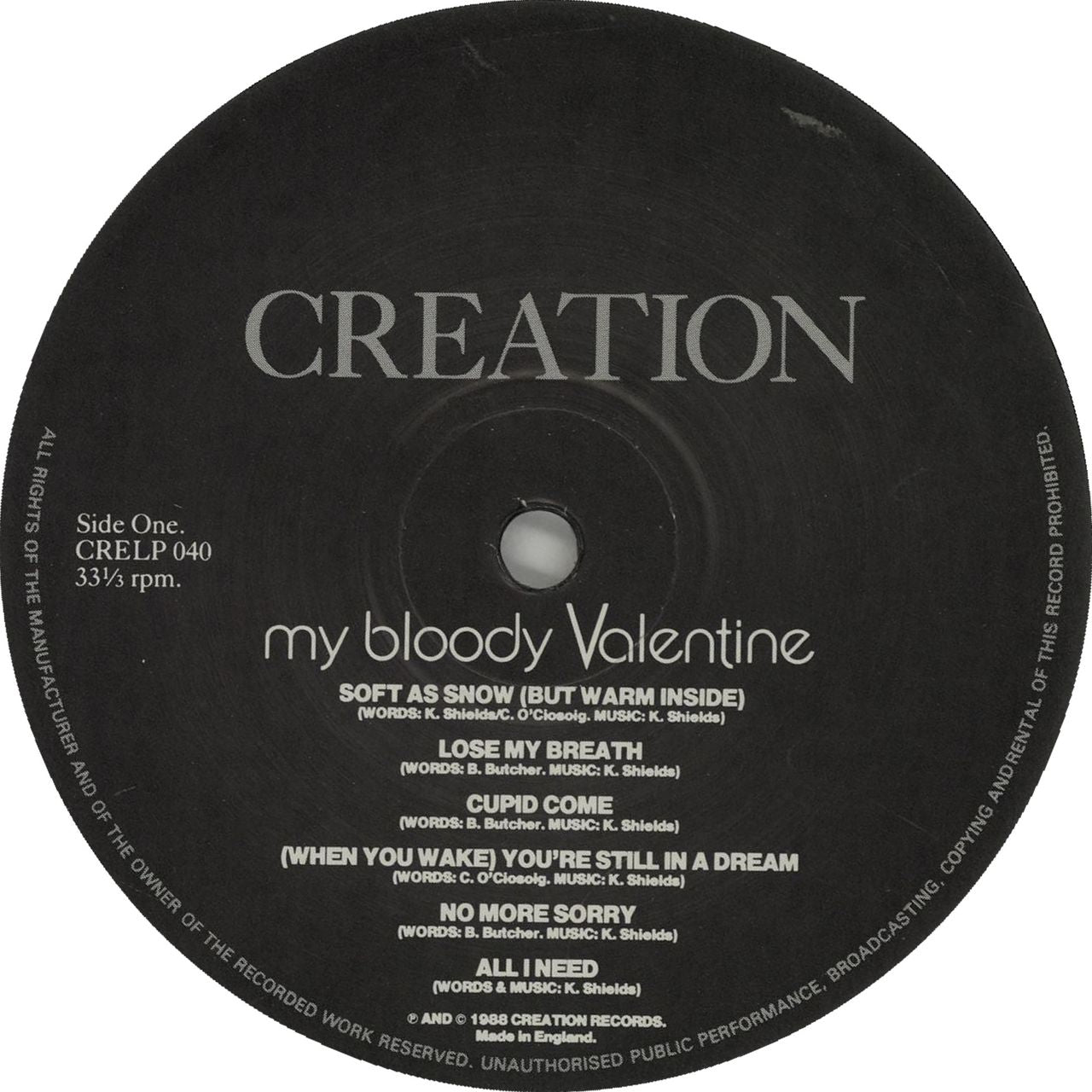 My Bloody Valentine Isn t Anything EX UK Vinyl LP RareVinyl