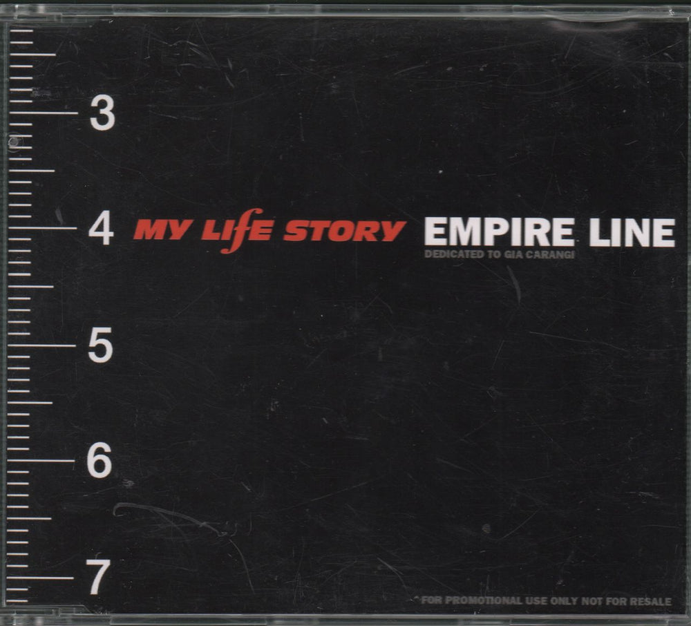 My Life Story Empire Line UK Promo CD single (CD5 / 5") ITRDJ003