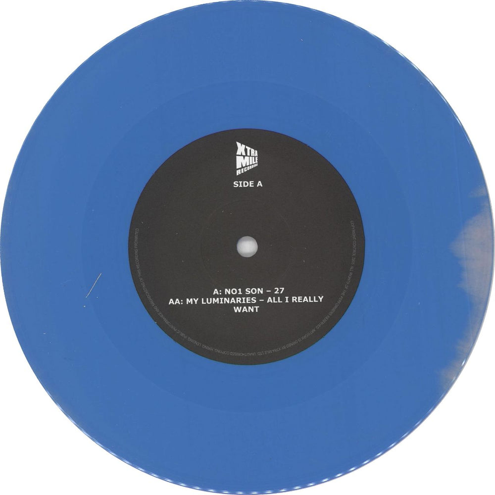 My Luminaries Split Single - Blue/Pink vinyl UK 7" vinyl single (7 inch record / 45) ZYA07SP717234