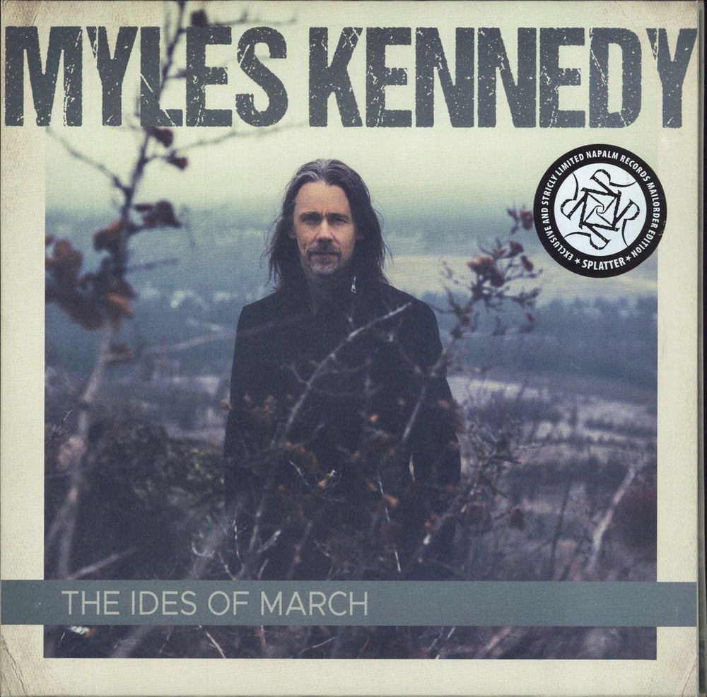 Myles Kennedy The Ides Of March - Splatter Vinyl + Metal Plate German 2-LP vinyl record set (Double LP Album) NPR987VINYL