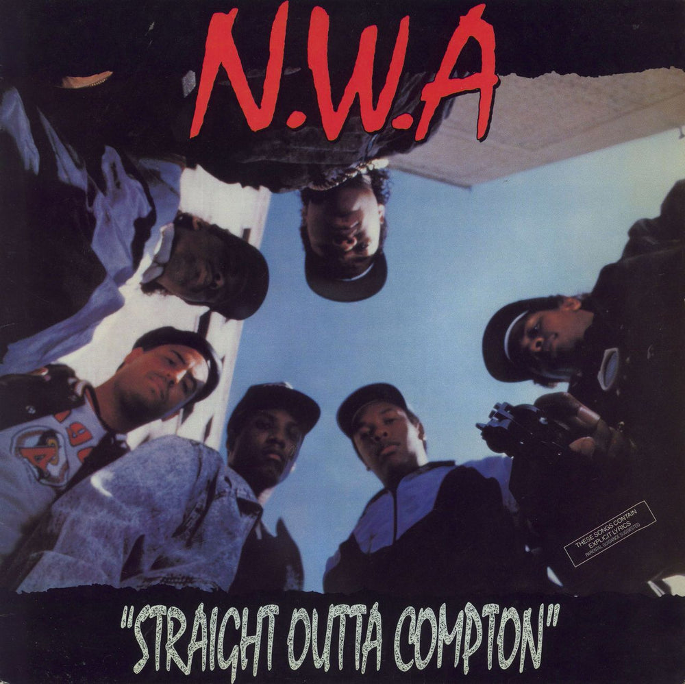 N.W.A. Straight Outta Compton - 1st - EX US vinyl LP album (LP record) SL57102