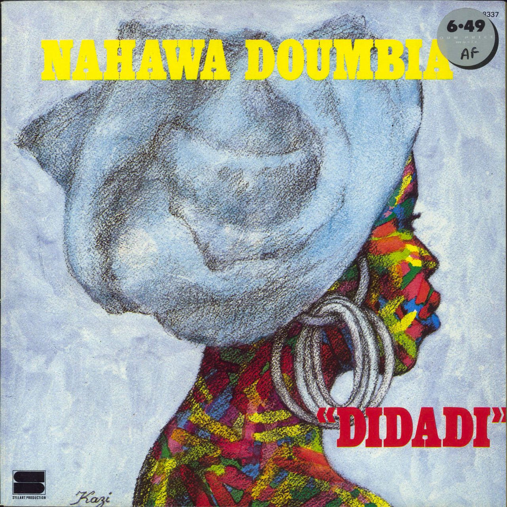 Nahawa Doumbia Didadi French vinyl LP album (LP record) SYL8337