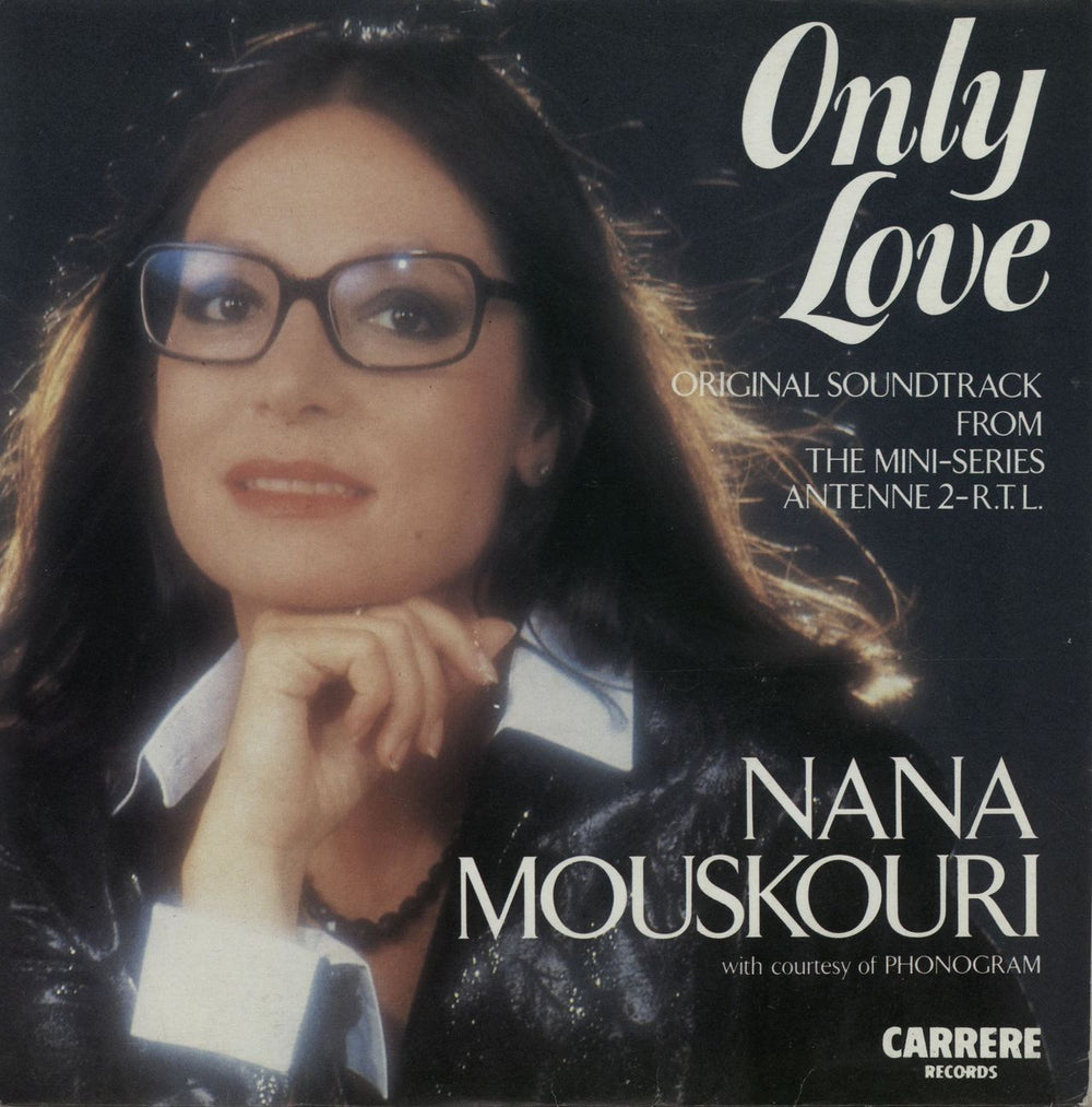 Nana Mouskouri Only Love UK 7" vinyl single (7 inch record / 45) CAR376