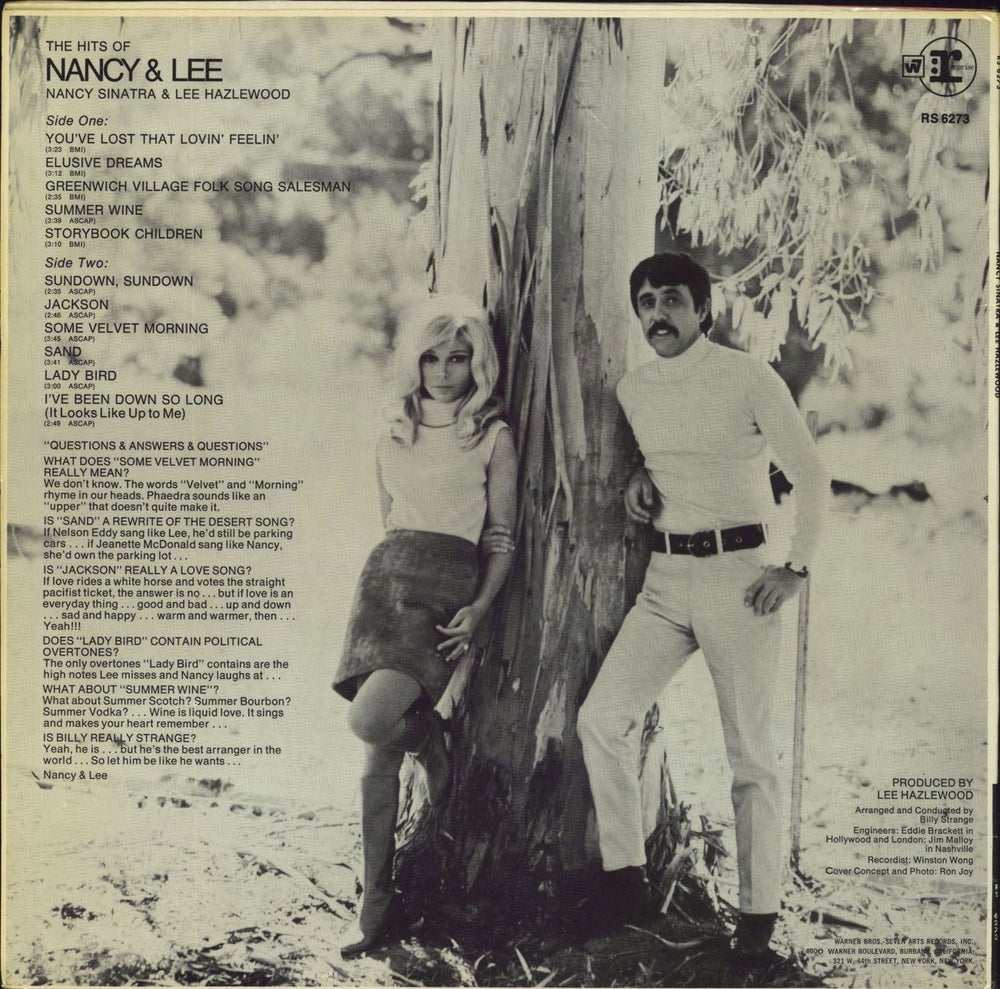 Nancy Sinatra & Lee Hazlewood Nancy & Lee German vinyl LP album (LP record)