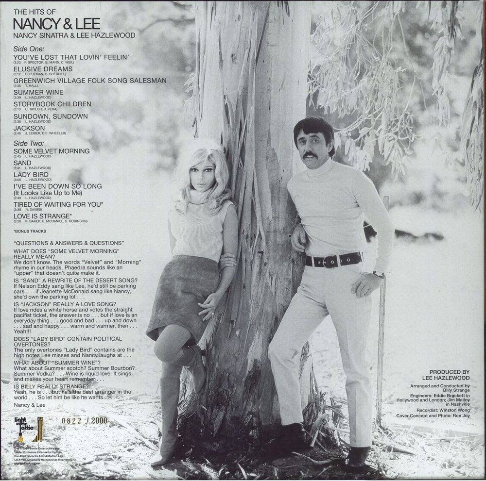 Nancy Sinatra & Lee Hazlewood Nancy & Lee - Psychedelic Sand Wax Colour Vinyl - Sealed US vinyl LP album (LP record) 826853219822