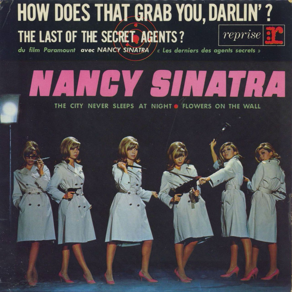 Nancy Sinatra How Does That Grab You, Darlin'? + Sleeve French 7" vinyl single (7 inch record / 45) RVEP60088