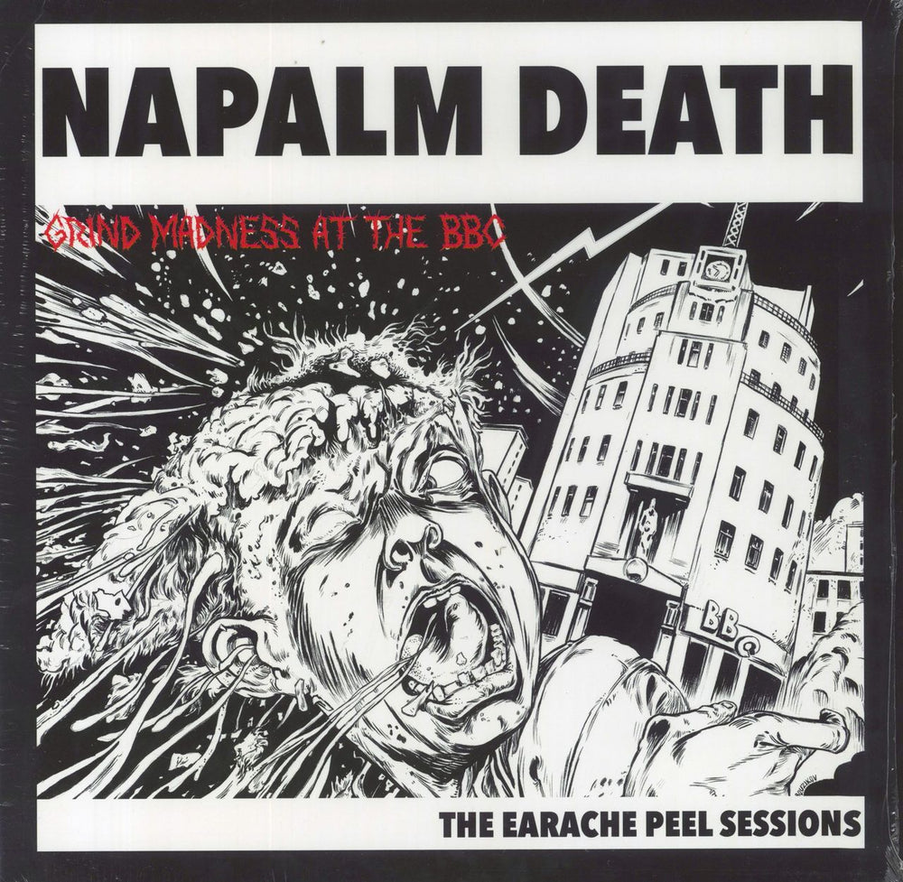 Napalm Death Grind Madness At The BBC - The Earache Peel Sessions German vinyl LP album (LP record) MOSH531LP