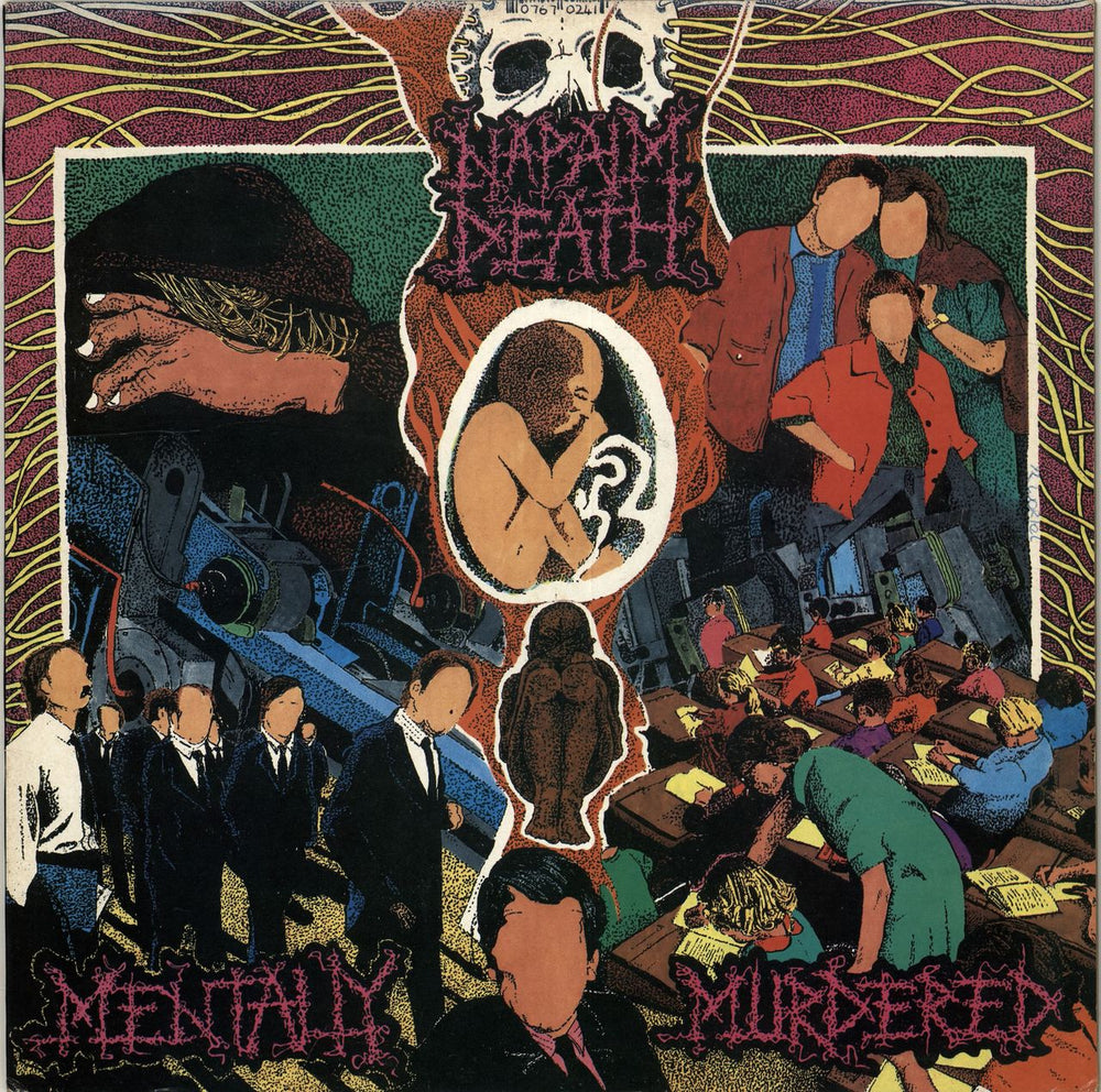 Napalm Death Mentally Murdered UK 12" vinyl single (12 inch record / Maxi-single) MOSH14T