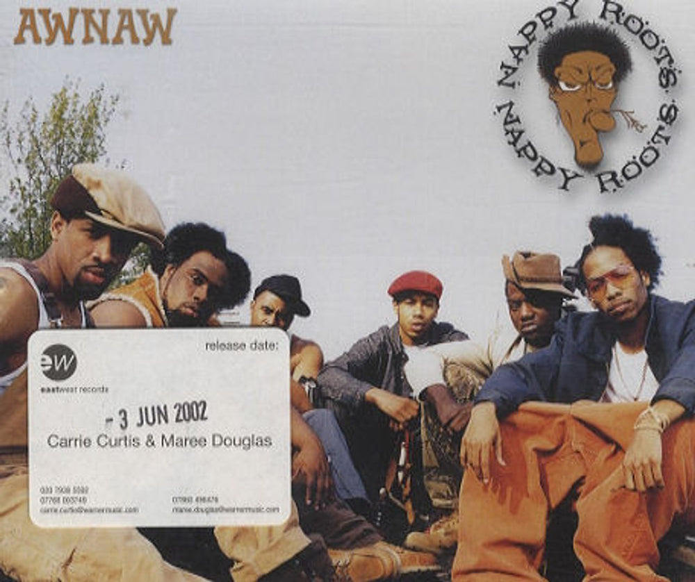 Nappy Roots Awnaw German Promo CD single (CD5 / 5") PRO3224