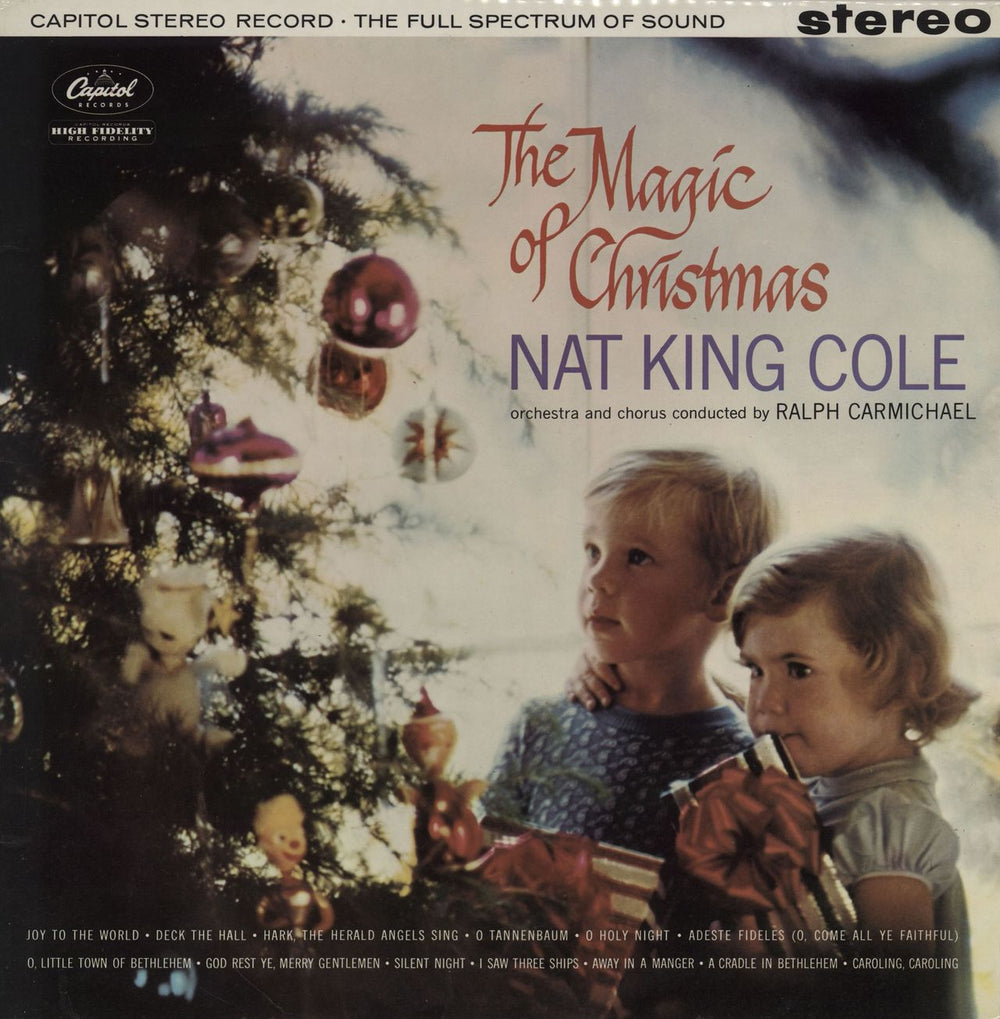 Nat King Cole The Magic Of Christmas - Rainbow Rim Label UK vinyl LP album (LP record) SW1444