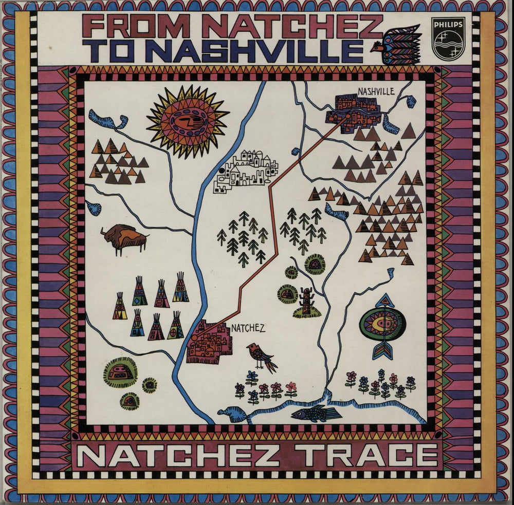 Natchez Trace From Natchez To Nashville UK vinyl LP album (LP record) 6414106