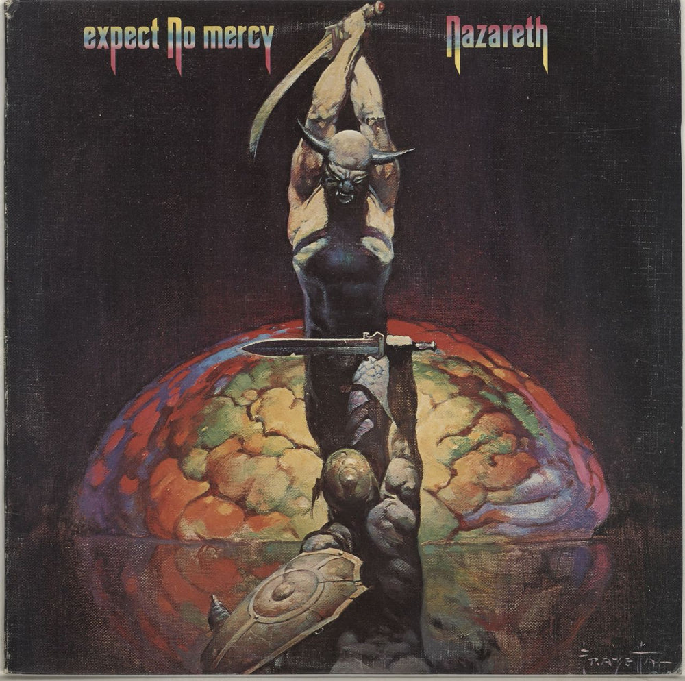 Nazareth Expect No Mercy UK vinyl LP album (LP record) TOPS115