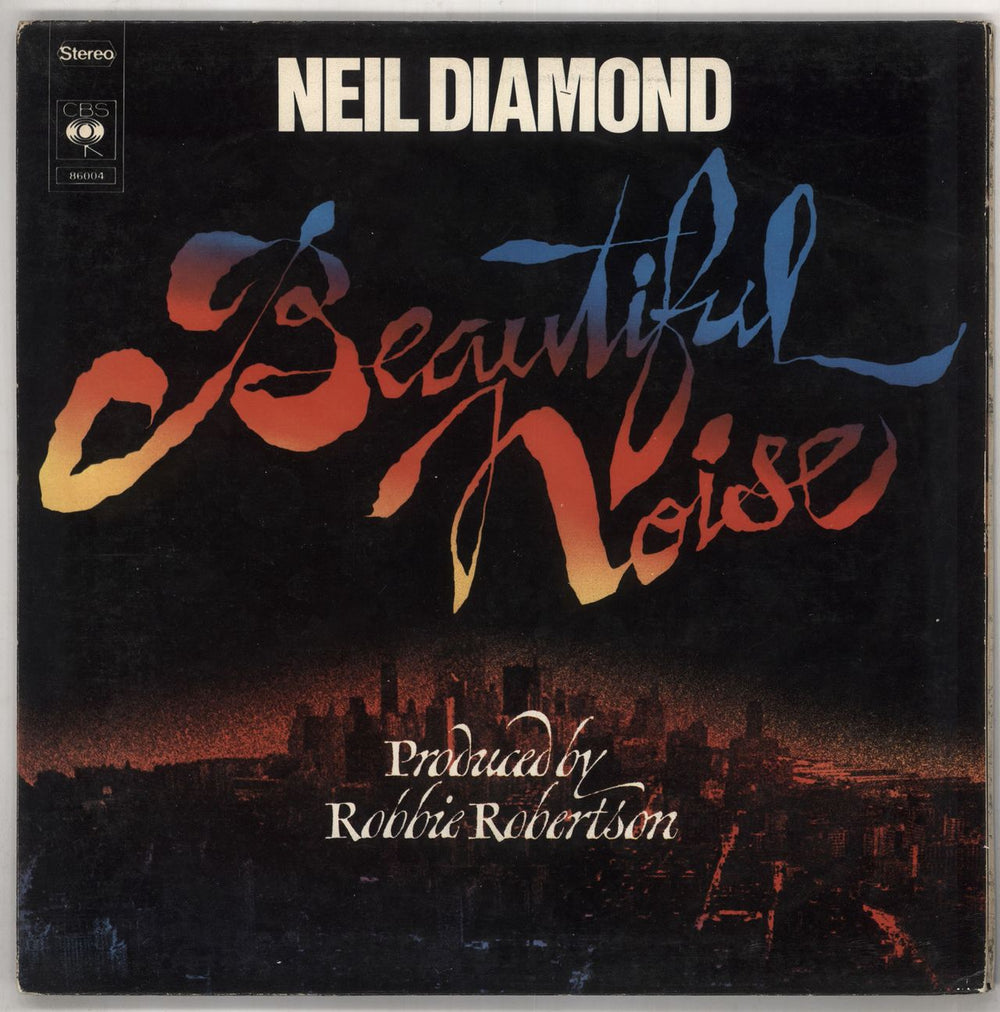 Neil Diamond Beautiful Noise Greek vinyl LP album (LP record) CBS86004