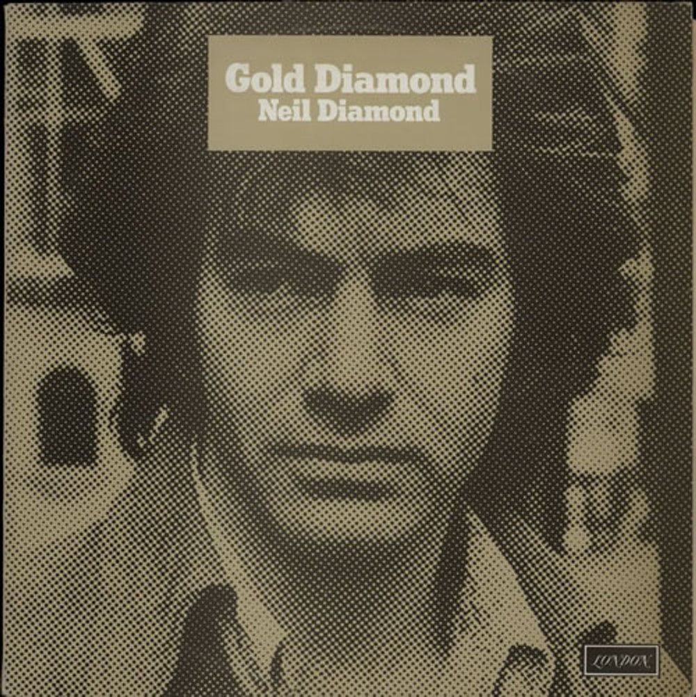 Neil Diamond Gold Diamond - matt p/s UK vinyl LP album (LP record) ZGM132