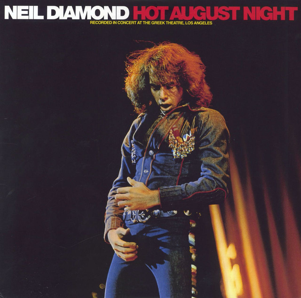 Neil Diamond Hot August Night US 2-LP vinyl record set (Double LP Album) MCA2-6896