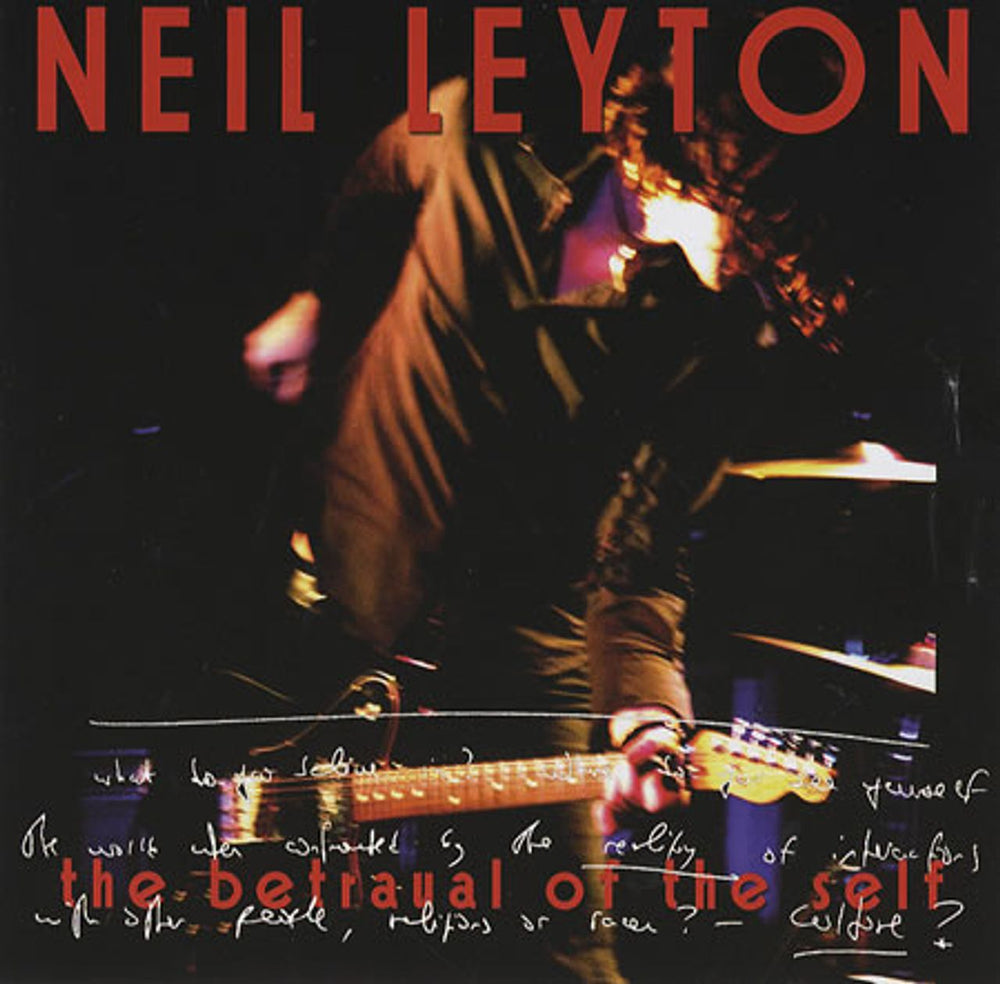 Neil Leyton The Betrayal Of The Self UK CD album (CDLP) FWM047