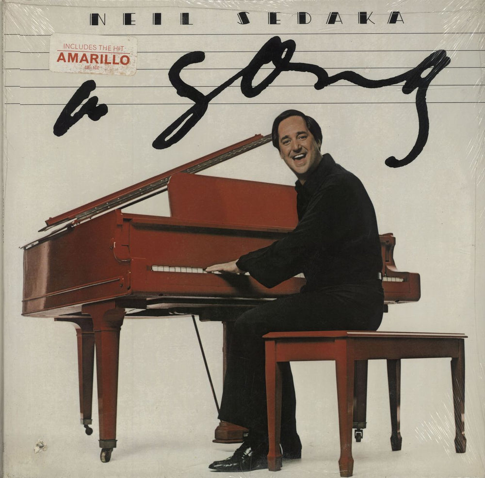 Neil Sedaka A Song - Sealed US vinyl LP album (LP record) 6E-102