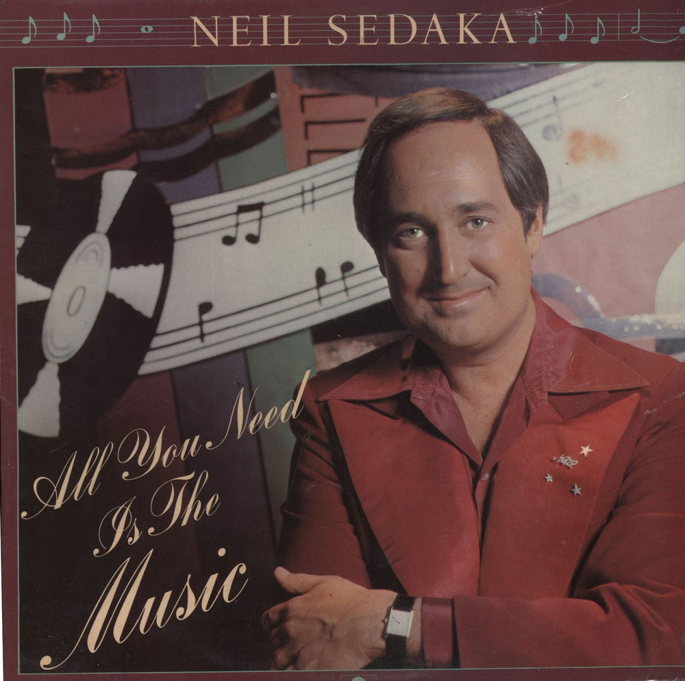 Neil Sedaka All You Need Is The Music - Opern Shrink UK vinyl LP album (LP record) POLS1003