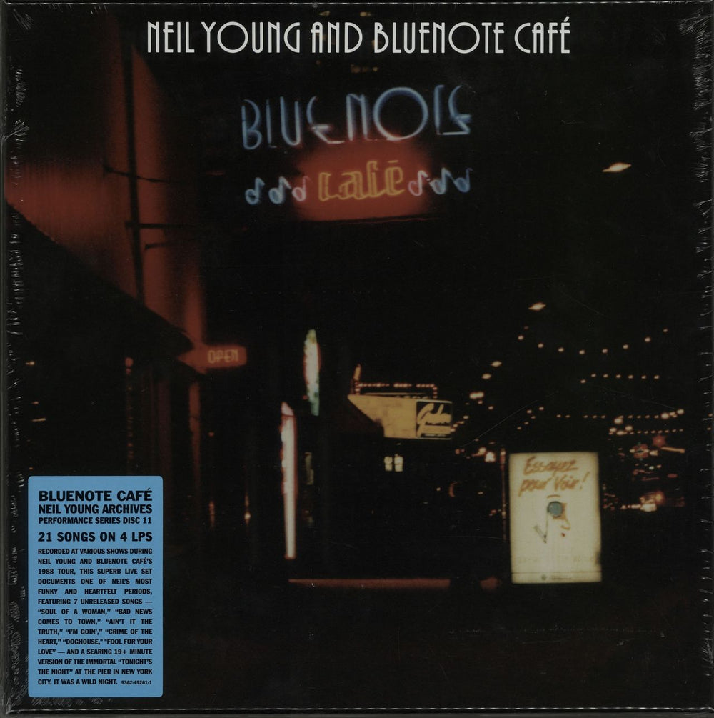 Neil Young Bluenote Café - Numbered + Sealed UK Vinyl Box Set 932-49261-1