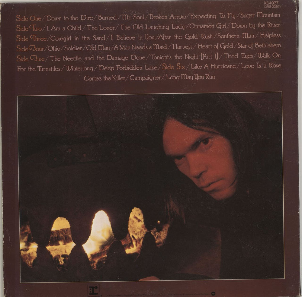 Neil Young Decade - EX UK 3-LP vinyl record set (Triple LP Album)