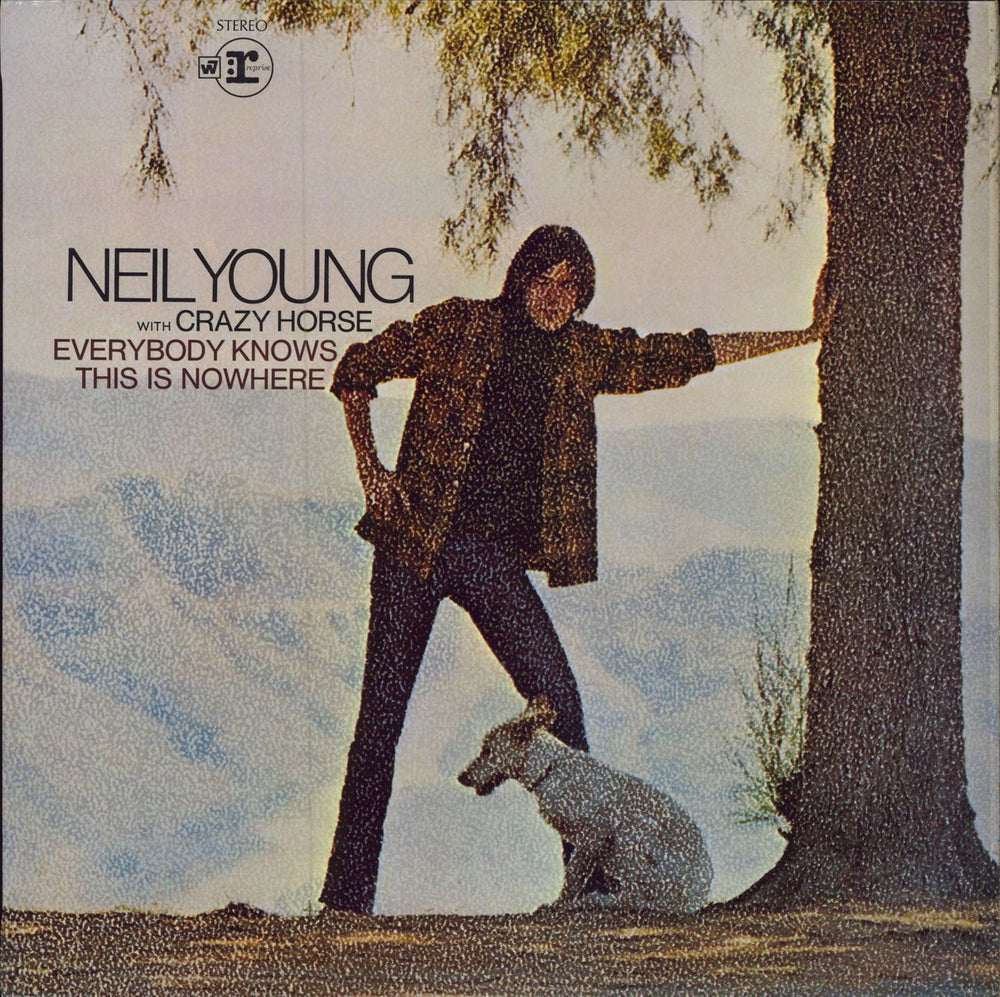 Neil Young Everybody Knows This Is Nowhere - 2nd - EX UK vinyl LP album (LP record) RSLP6349