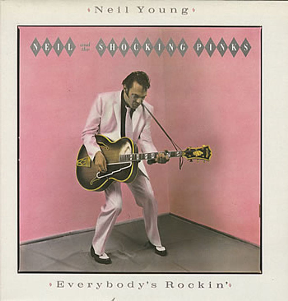 Neil Young Everybody's Rockin' UK vinyl LP album (LP record) GEF25590