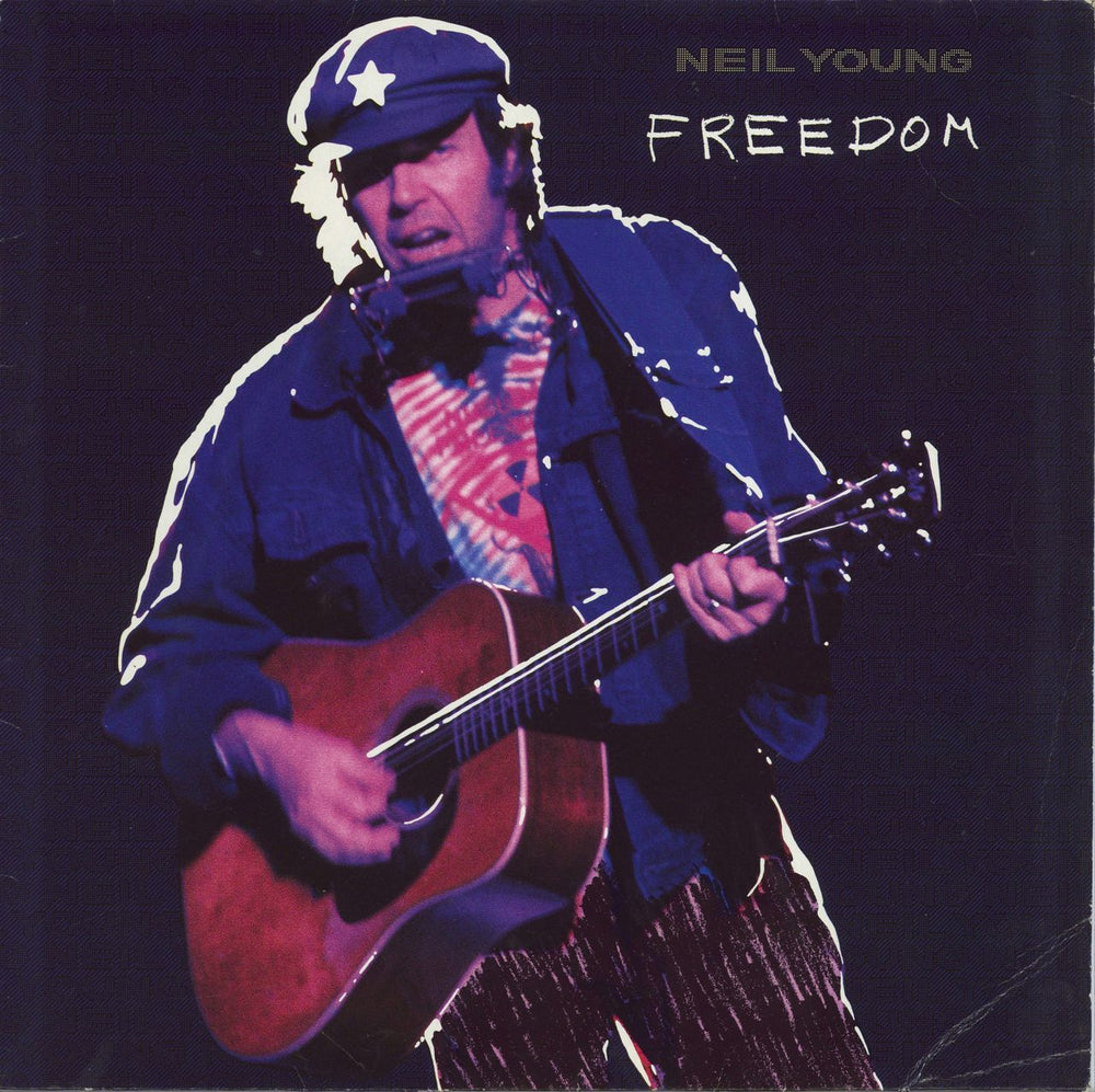 Neil Young Freedom - VG+ UK vinyl LP album (LP record) WX257