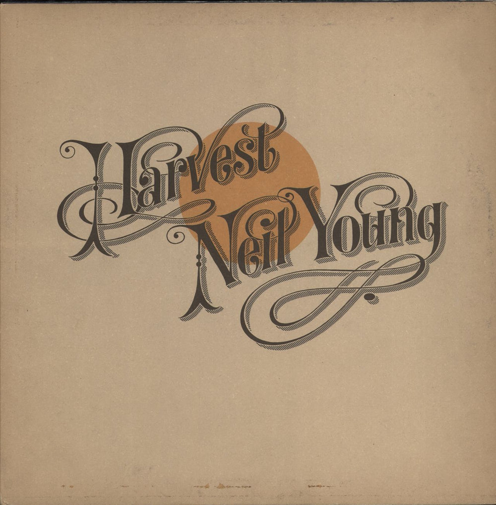 Neil Young Harvest - 1st + Inner - EX UK vinyl LP album (LP record) K54005