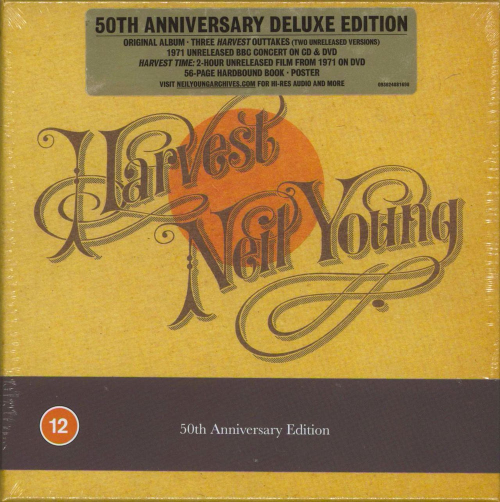 Neil Young Harvest - 50th Anniversary Edition - Sealed UK 5-CD album set 093624881698