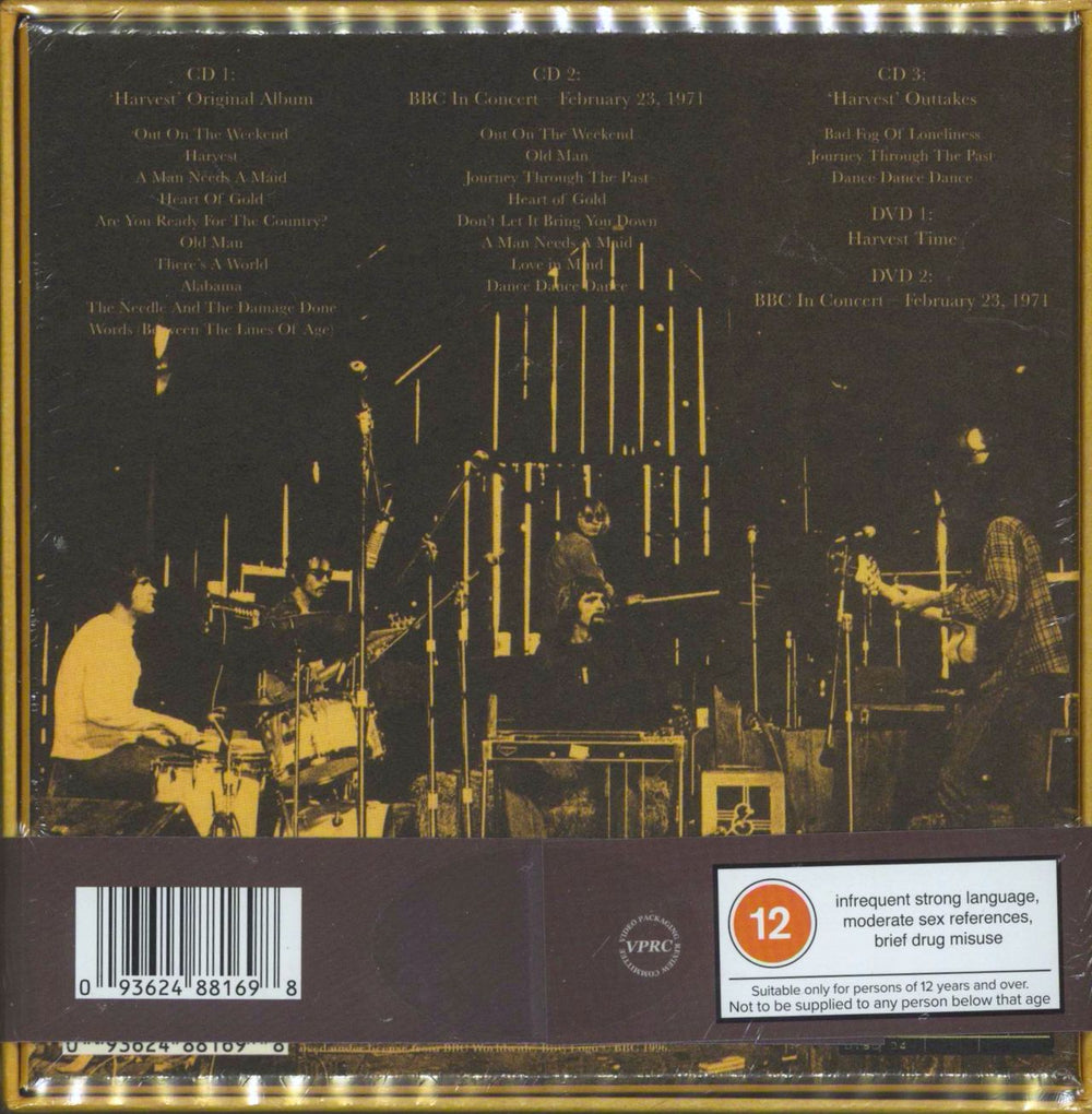 Neil Young Harvest - 50th Anniversary Edition - Sealed UK 5-CD album set 093624881698