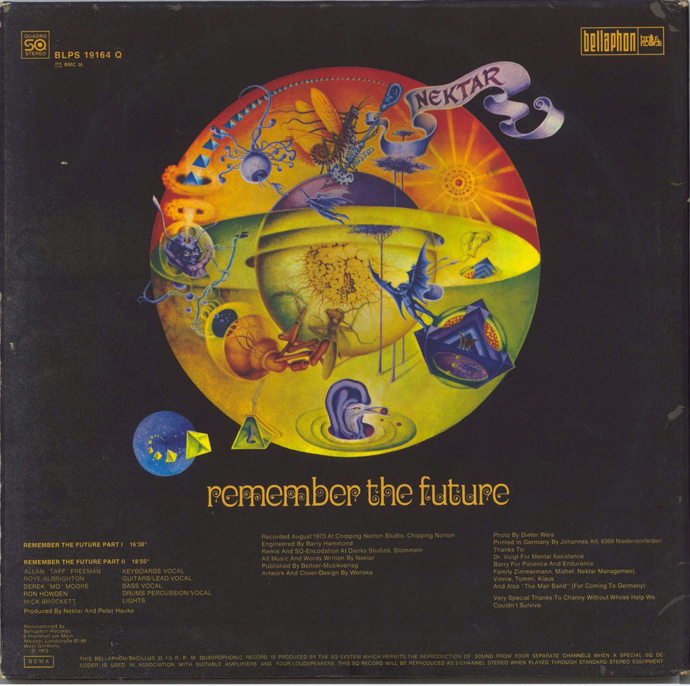 Nektar Remember The Future - Quad German vinyl LP album (LP record)