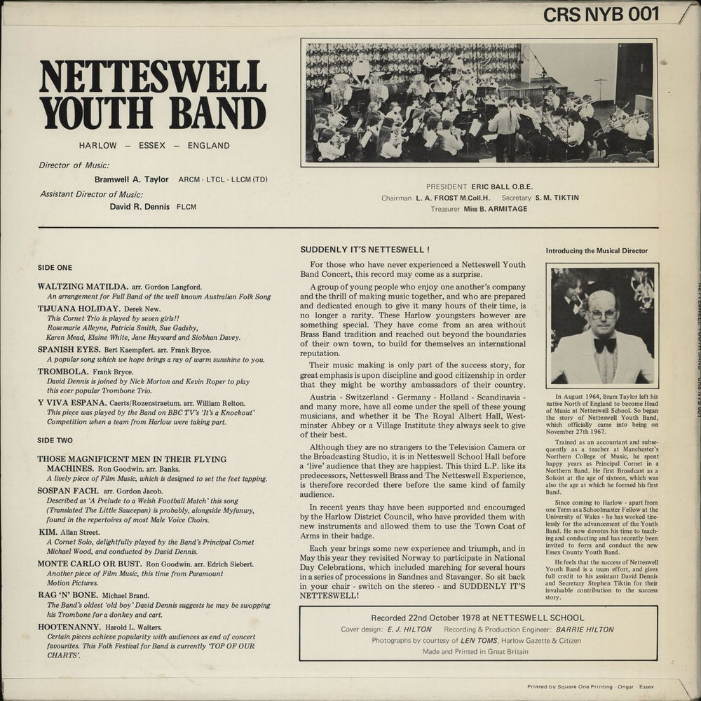 Netteswell Youth Band Suddenly It's Netteswell UK vinyl LP album (LP record) 2LSLPSU756863