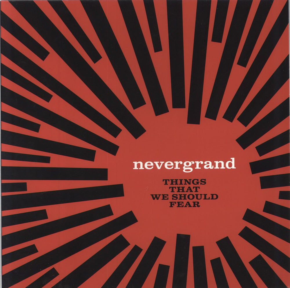 Nevergrand Things That We Should Fear - Red & Black Splattered Vinyl + Numbered Sleeve UK vinyl LP album (LP record) SOSLP01