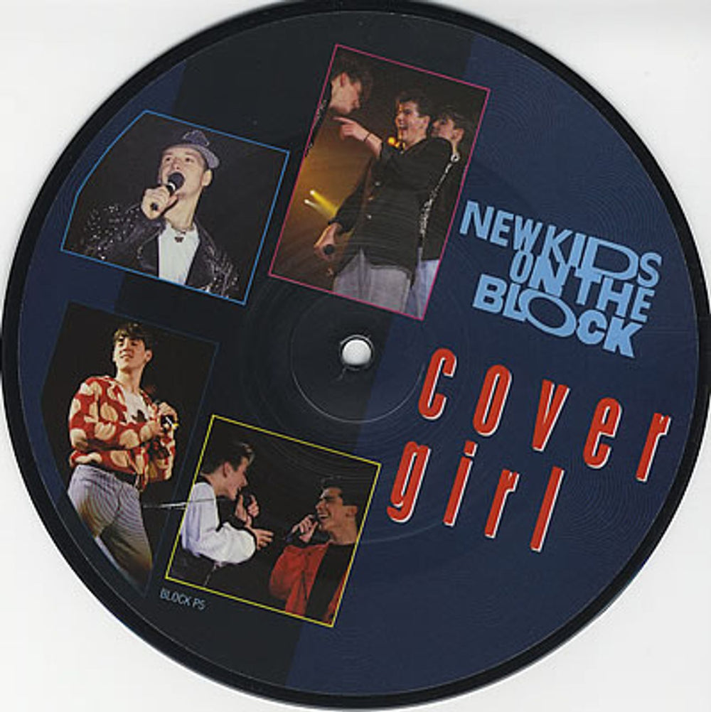 New Kids On The Block Cover Girl UK 7" vinyl picture disc (7 inch picture disc single) BLOCKP5