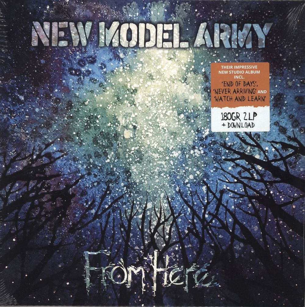 New Model Army From Here - 180gram Vinyl - Sealed UK 2-LP vinyl record set (Double LP Album) 0214206EMU