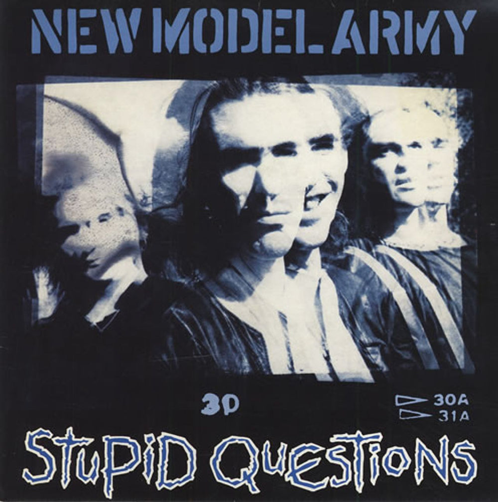 New Model Army Stupid Questions UK 7" vinyl single (7 inch record / 45) NMAG7