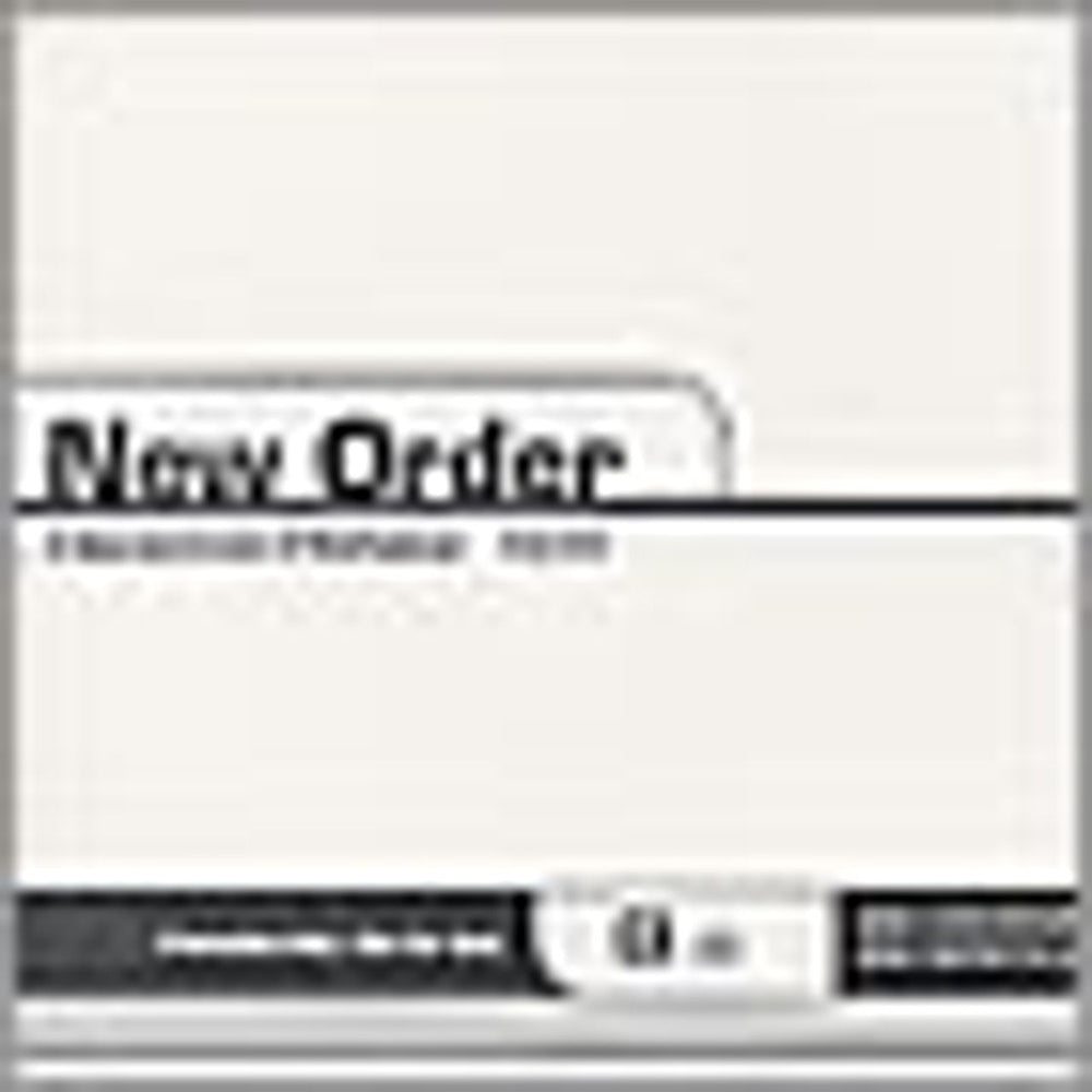 New Order Interactive Interview US Promo CD album (CDLP) PRO-CDR-100782